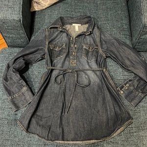 Maternity jean shirt